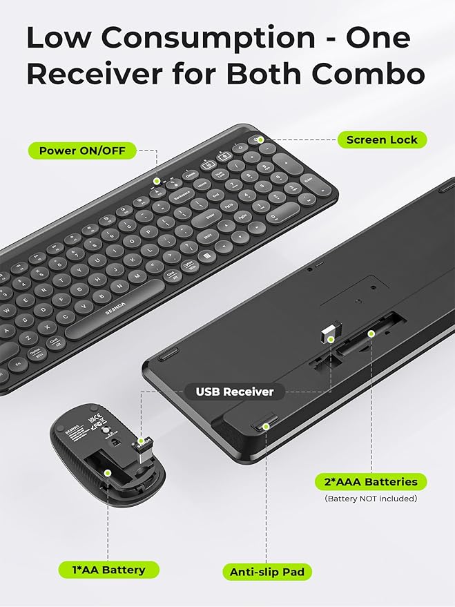 seenda Bluetooth Keyboard and Mouse - Image 7
