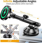 Coolpow for MagSafe Car Mount Charger【Ultra Magnet】Magnetic Phone Holders for - Image 6