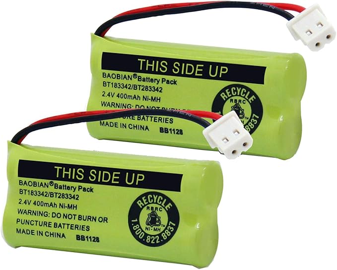 BT183342/BT283342 2.4V 400mAh Ni-MH BT166342/BT266342 BT162342/BT262342 by BAOBIAN