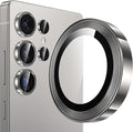 YWXTW S25 Ultra Camera Lens Cover, 9H Tempered Glass Upgraded Metal Edging by YWXTW