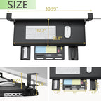 ETHU Keyboard Tray Under Desk, Pull Out Keyboard & Mouse Tray - Image 5