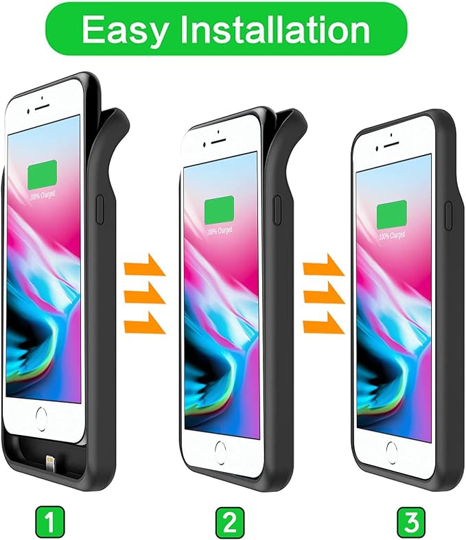 Battery Case for iPhone 6 Plus/6s Plus/7 Plus/8 Plus, 10000mAh Portable Battery - Image 4