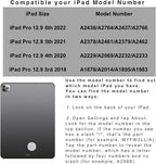 Keyboard Case for iPad Pro 12.9 inch 6th Generation 2022 5th 2021/4th 2020/3rd - Image 2