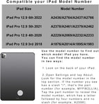 Keyboard Case for iPad Pro 12.9 inch 6th Generation 2022 5th 2021/4th 2020/3rd - Image 2