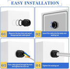 Duraaamo 100pcs Nylon Cable Gland Kit 3-25 mm Cable Gland Connectors NPT - Image 6