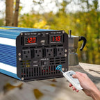 Yinleader 4000W Pure Sine Wave Power Inverter 12V DC to AC 110V-120V Converter - Image 6