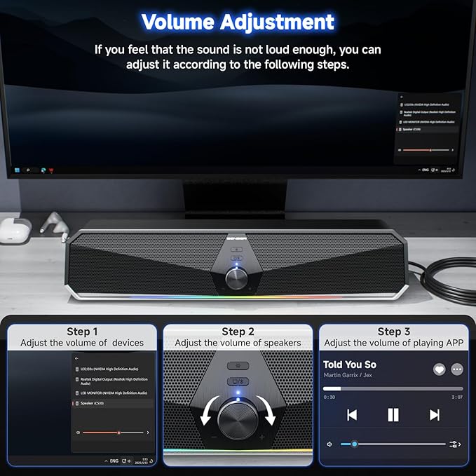 SENZER CS30 Bluetooth Computer Speakers - Image 3