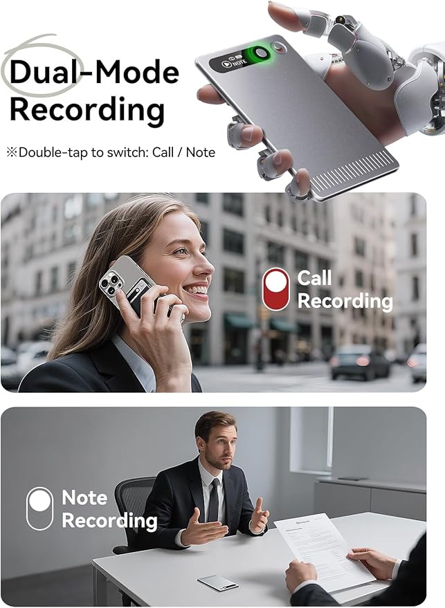 AI Voice Recorder with App Control, Advanced AI Technology - Image 3