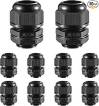 10 PCS 3/4" NPT Nylon Cable Gland Joints by RTHIEAI