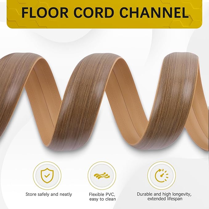 Floor Cord Cover 3.3FT Cord Covers - Image 3