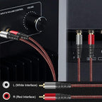 RCA Cable 20Ft, 2Rca Male to 2-RCA Male Audio Stereo Subwoofer Cable - Image 2