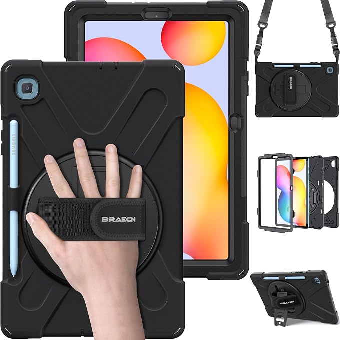 BRAECN for Samsung Galaxy Tab S6 lite Case 10.4 inch 2024/2022, Rugged by BRAECN