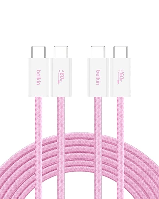 Belkin USB C to USB C Cable 2-Pack, 60W by Belkin
