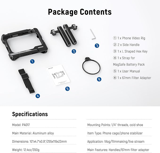 NEEWER Universal Smartphone Video Rig - Image 8