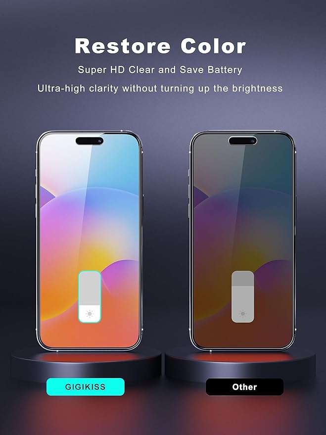 Compatible for iPhone 15 Pro Max Privacy Screen Protector 6.7 inch, Anti Spy - Image 6