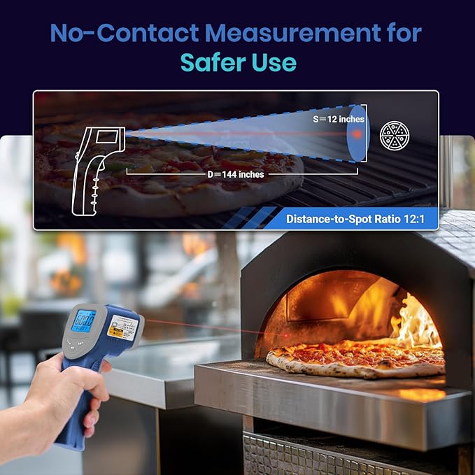 Etekcity Infrared Thermometer 1080, Heat Temperature Temp Gun - Image 6