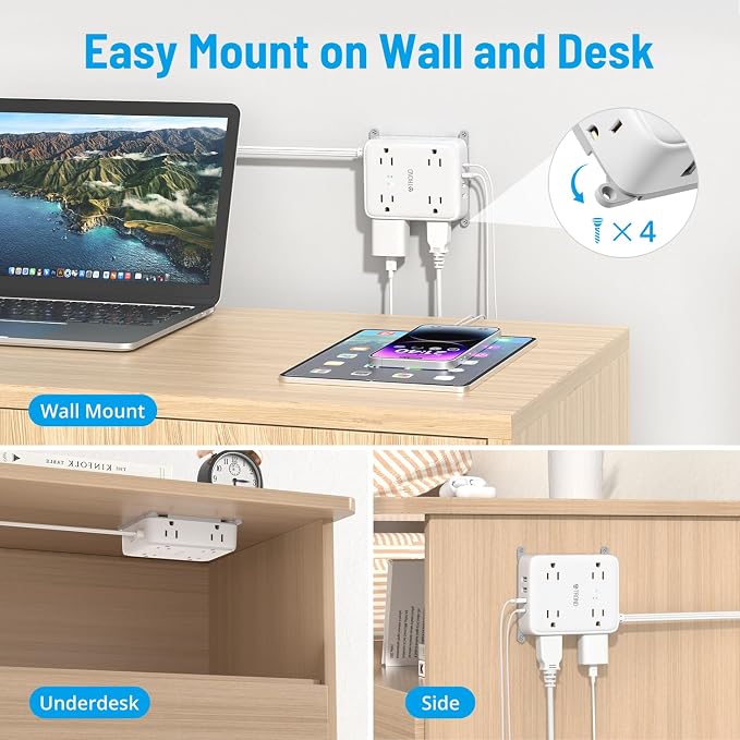 TROND Surge Protector Power Strip - Image 3
