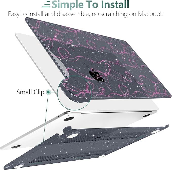 TWOLSKOO Compatible with M4 MacBook Air 15 inch Case 2025-2023 Released Model - Image 3