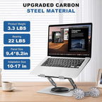 Laptop Cooling Pad with 2 Detachable Fans, Adjustable Height & Angle Stand - Image 5