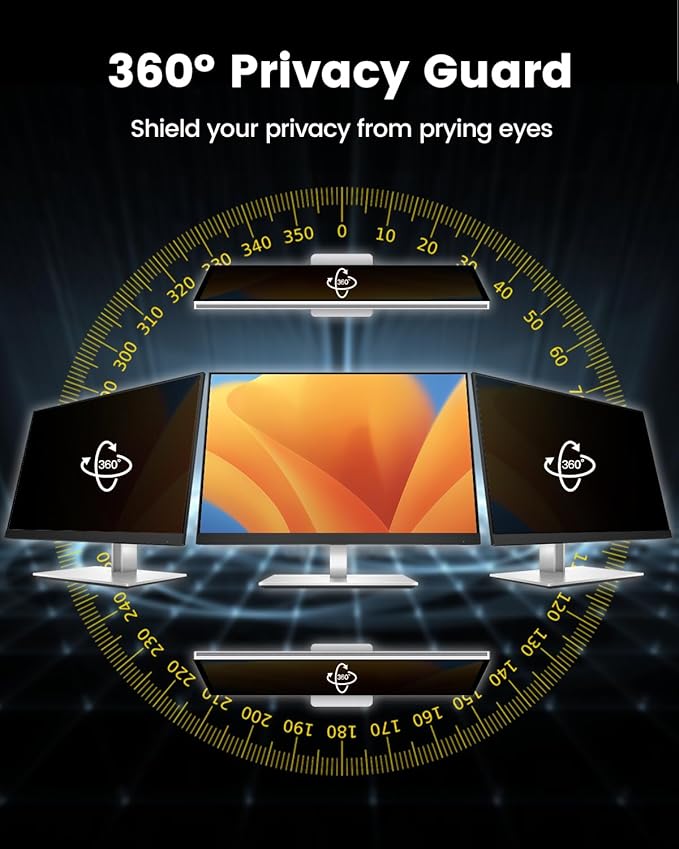 F FORITO 24 Inch 16:10 360°Privacy Screen Protector - Image 2