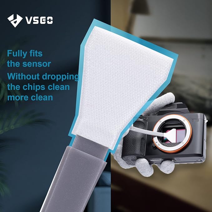 VSGO VS-S02-E APS-C Digital Camera Sensor Cleaning Kit Clean Swab × 10 - Image 4