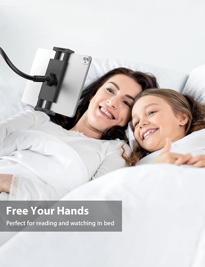 Tablet Stand Holder for Bed, Gooseneck Mount - Image 7