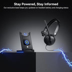 Wireless Headset with Mic for Work, Wireless Headset with Microphone, Smart - Image 4