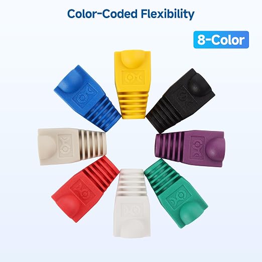 Cable Matters 200-Pack Cat6 / Cat5e RJ45 Strain Relief Boots, RJ45 Boot - Image 6