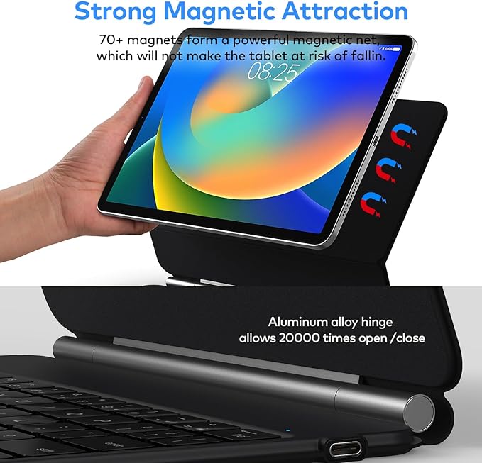 Keyboard Case for iPad 10th Generation 2022 & 11th – Magic-Style Keyboard - Image 4