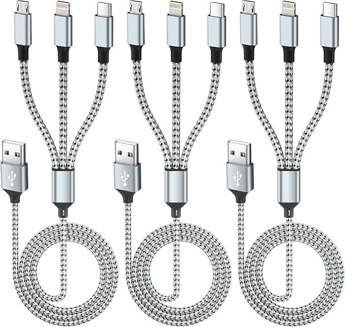 Multi Charging Cable, 3 in 1 Charging Cable by MPATIBY