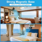 Magnetic Cruise Fan with 12000mAh Battery - Image 2