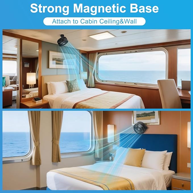 Magnetic Cruise Fan with 12000mAh Battery - Image 2