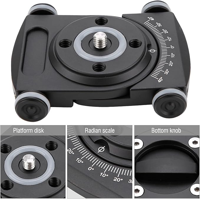 Camera Slider, Camera Car Aluminium Alloy 4 Wheeled Tabletop Slider - Image 5