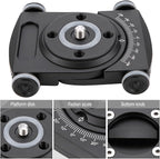 Camera Slider, Camera Car Aluminium Alloy 4 Wheeled Tabletop Slider - Image 5