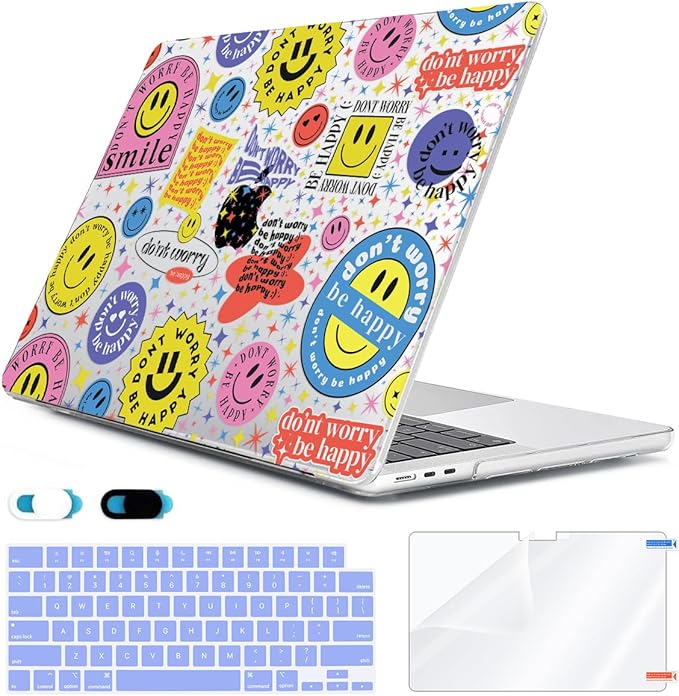 Compatible with 2025 2024 2023 2022 MacBook Air 13 inch Case M4 A3240 M3 A3113 by HOHAIYOO