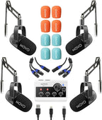 Movo PodPro Portable Podcast Equipment Bundle by Movo