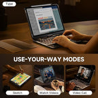 Transparent Case with Keyboard for iPad 11th Gen 11 Inch. & 2022 iPad 10th Gen - Image 5