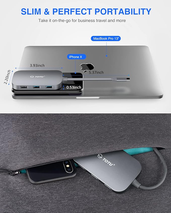 USB C Hub, 9-in-1 Type C Hub - Image 8