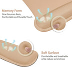 MOSISO Wrist Rest Support for Mouse Pad & Keyboard Set, Ergonomic Mousepad - Image 4