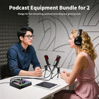 Podcast Equipment Bundle, Audio Mixer - Image 9