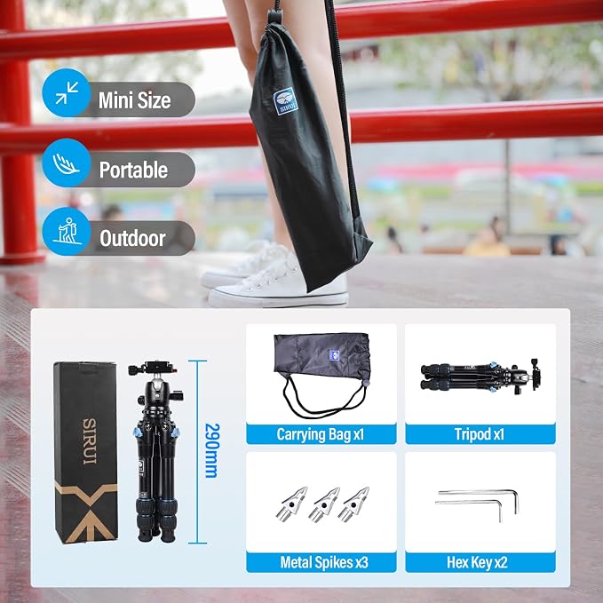 SIRUI AM203 Mini Travel Tripod - Image 8