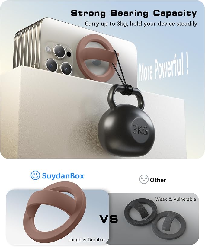 Magnetic Phone Grip, Removable Loop Grip - Image 8