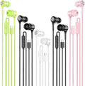 USB C Earbuds with Microphone 5 Pack, in-Ear Wired Headphones with Noise by LWZCAM