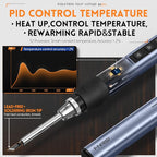 FNIRSI Soldering Iron Kit, DC/PD Mini Digital Soldering Iron, 180-780℉ Fast - Image 5