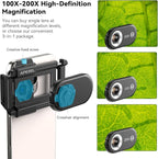 APEXEL Phone Microscope Lens, 200X Phone Micro Lens Nano Zoom - Image 4