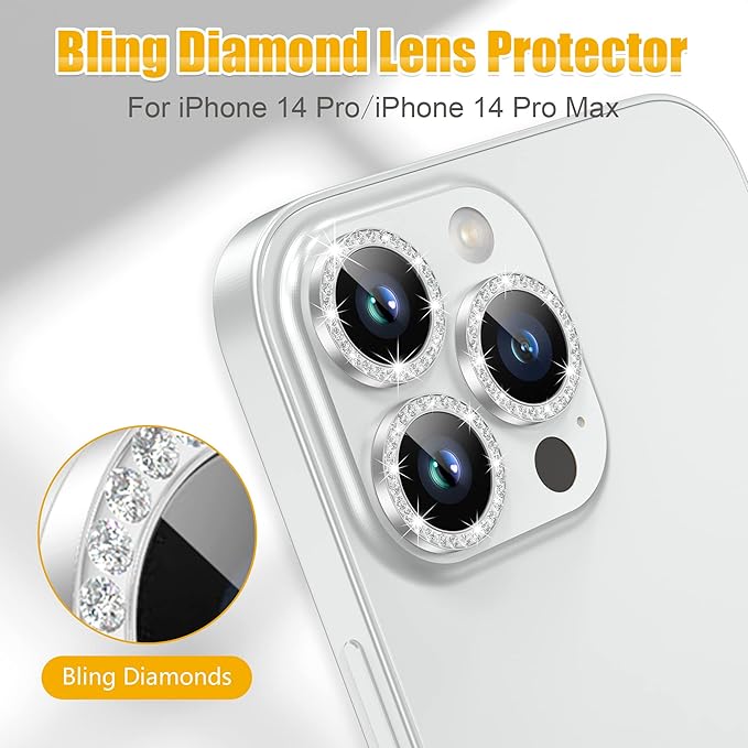 AGVEE 3+3 for iPhone 14 Pro 6.1" / 14 Pro Max 6.7" Camera Lens Protector - Image 4