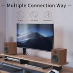 Bluetooth Bookshelf Speakers, 75W Powered Active Speaker - Image 8