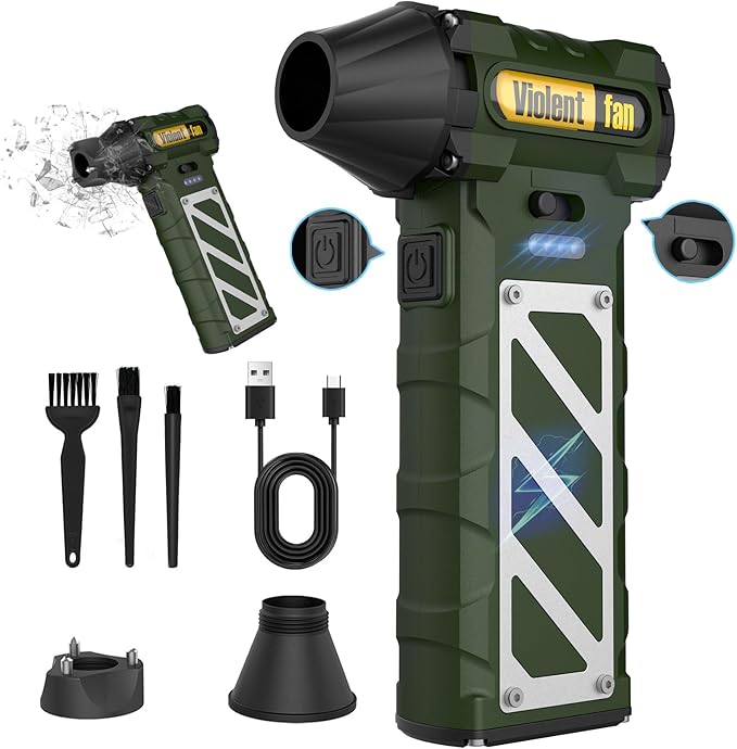 Electric Air Duster-Compressed Air Duster, 60mph Wind Stepless Speed Canned Air by Unknown