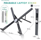 BELLEMOND | X-Shape Laptop Stand – Adjustable Aluminum Riser, 5 Height Levels - Image 9