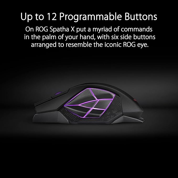 ASUS ROG Spatha X Wireless Gaming Mouse - Image 4